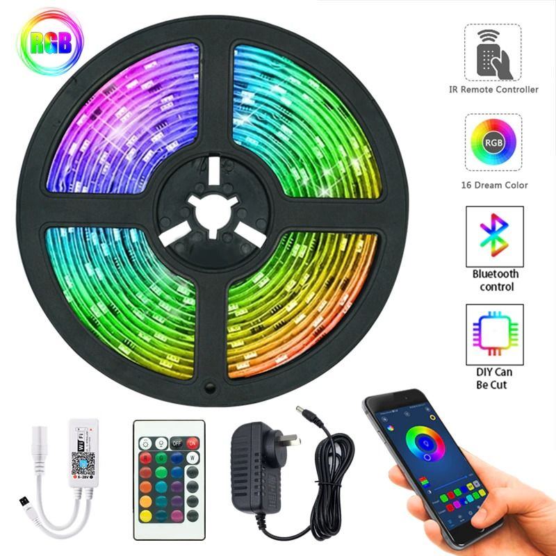 Led Světelné Proužky Bluetooth Wifi Ovladač Flexibilní Rgb