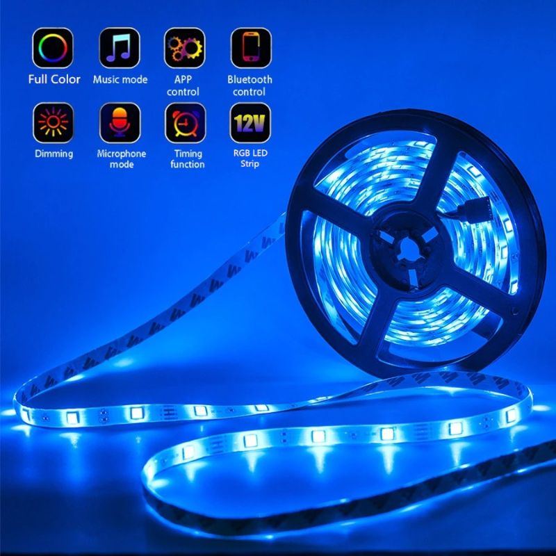 Led Světelné Proužky Bluetooth Wifi Ovladač Flexibilní Rgb