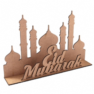 Mdf Eid Ramadan Mubarak Adventní Kalendář Odpočítávání Diy Stand Domácí Dekorace
