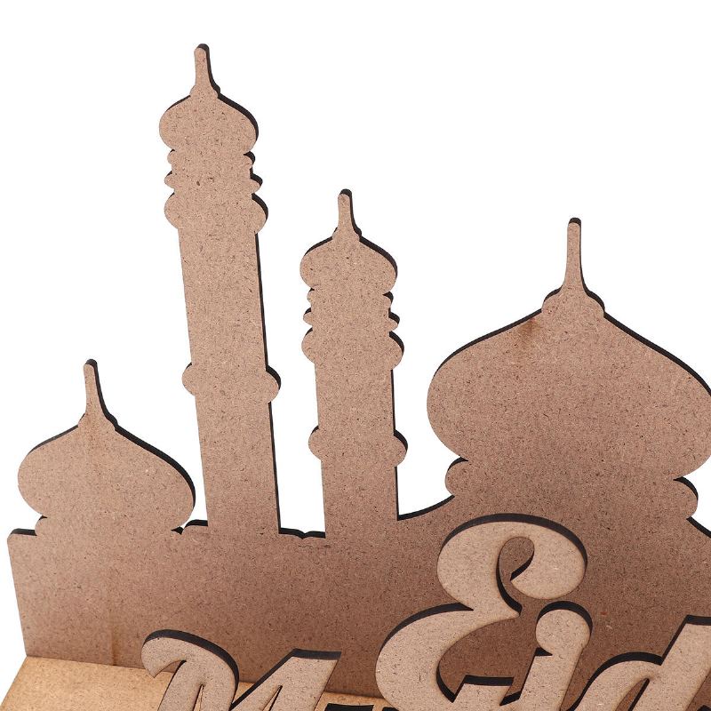 Mdf Eid Ramadan Mubarak Adventní Kalendář Odpočítávání Diy Stand Domácí Dekorace