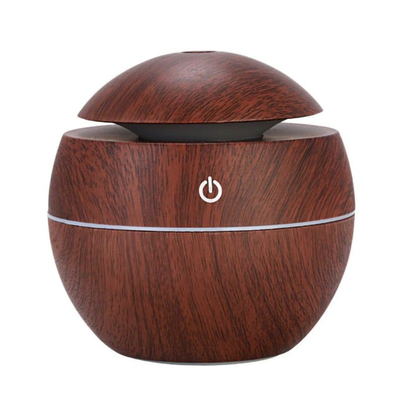 Mini Zvlhčovač Vzduchu Usb Aroma Difuzér Aromaterapie Esenciálního Oleje Wood Grain