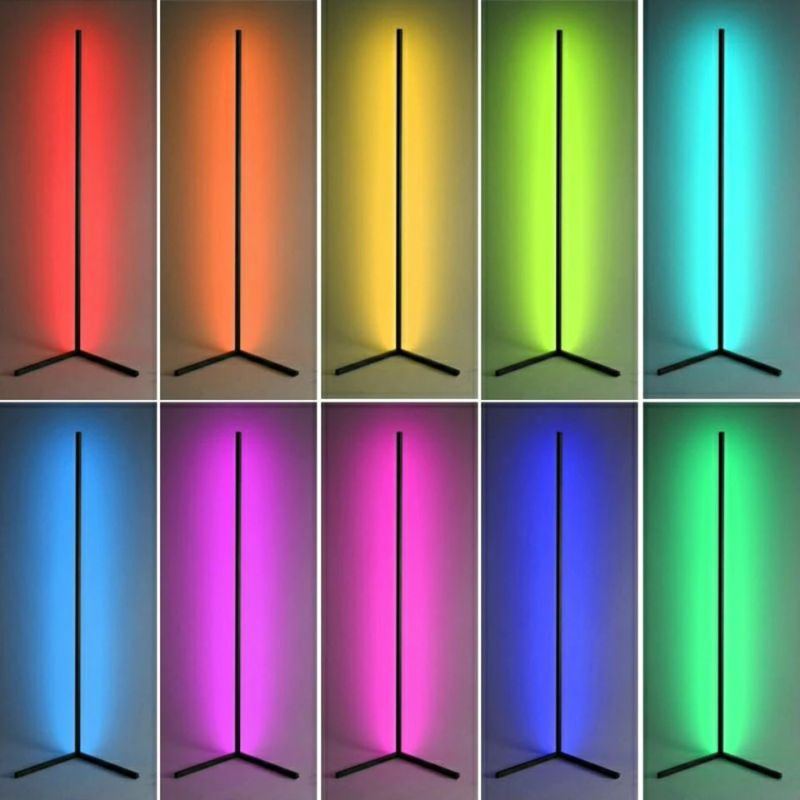 Rgb Led Lampa Nordic Corner Floor Ambient Lightning Obývací Pokoj Ložnice