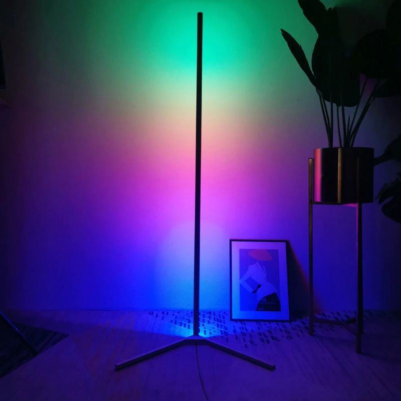 Rgb Led Lampa Nordic Corner Floor Ambient Lightning Obývací Pokoj Ložnice