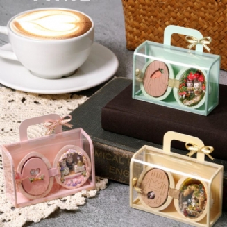 Rodinná Aktivita Malý Miniaturní Diy Domeček Pro Panenky Řemeslný Nábytek Lesní Narozeniny Vánoční Dárky Dekorace