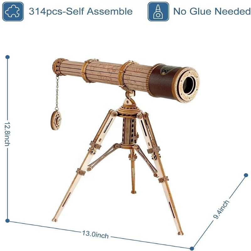 Stavebnice 3d Dřevěných Modelů Dalekohledů