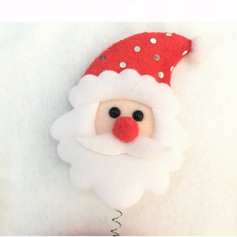 Vánoční Sněhulák Hlava Santa Claus Čelenka Obruč Do Vlasů Ozdoby