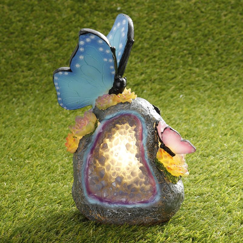 Venkovní Zahrada Solární Zvíře Butterfly Led Noční Světlo Yard Figurka Lampy Dekorace Cesty