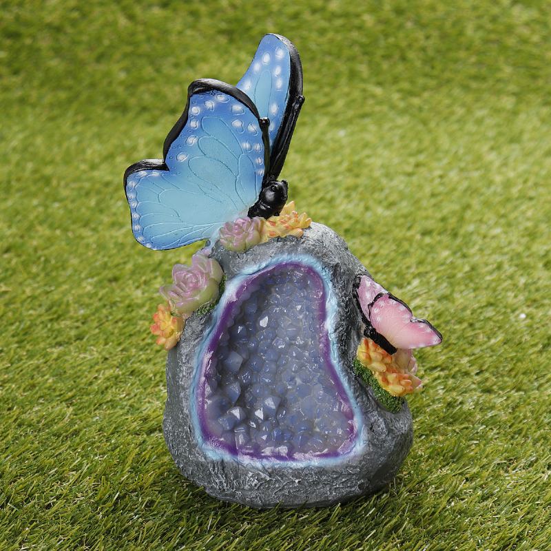 Venkovní Zahrada Solární Zvíře Butterfly Led Noční Světlo Yard Figurka Lampy Dekorace Cesty