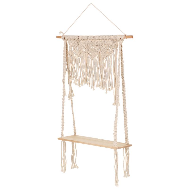 Woven Macrame Boho Plant Hanger Holder Tapiserie Nástěnné Umění Pro Domácí Nástěnnou Dekoraci