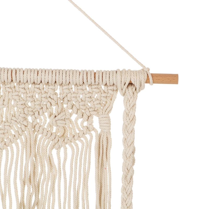 Woven Macrame Boho Plant Hanger Holder Tapiserie Nástěnné Umění Pro Domácí Nástěnnou Dekoraci