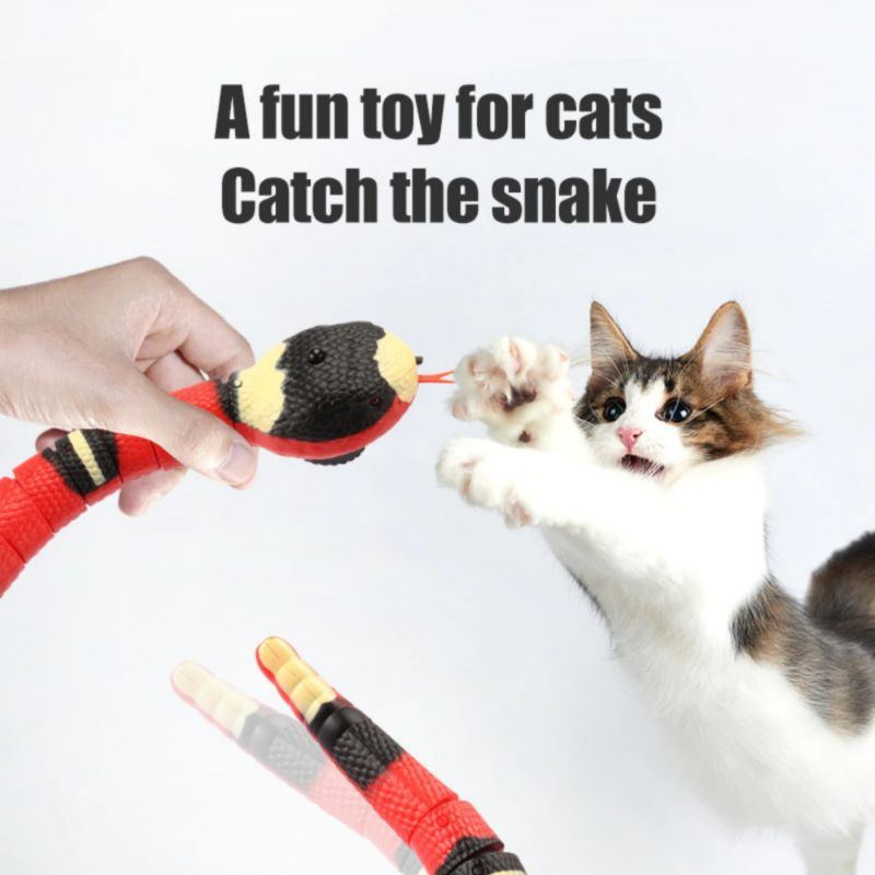 Elektrická Interaktivní Hračka Cat Snake Smart Sensing