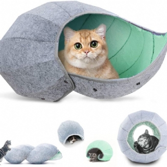 Interaktivní Tunelová Trubka Pro Kočky 8 V 1