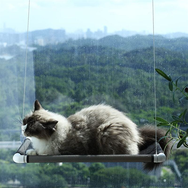 Postýlka Pro Kočky Na Okno Houpací Postel Pro Sedačka Pro Mazlíčky Super Přísavka Závěsné Lehátko Měkké Teplé Pelíšky Pro Malí Psi Králíci