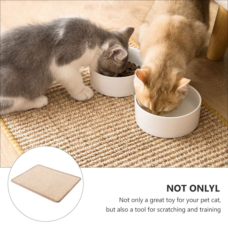 Přírodní Sisal Cat Anti-scratch Mat Protector Na Nábytek