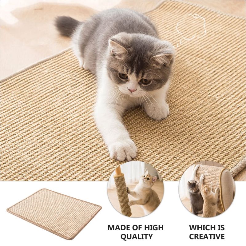 Přírodní Sisal Cat Anti-scratch Mat Protector Na Nábytek