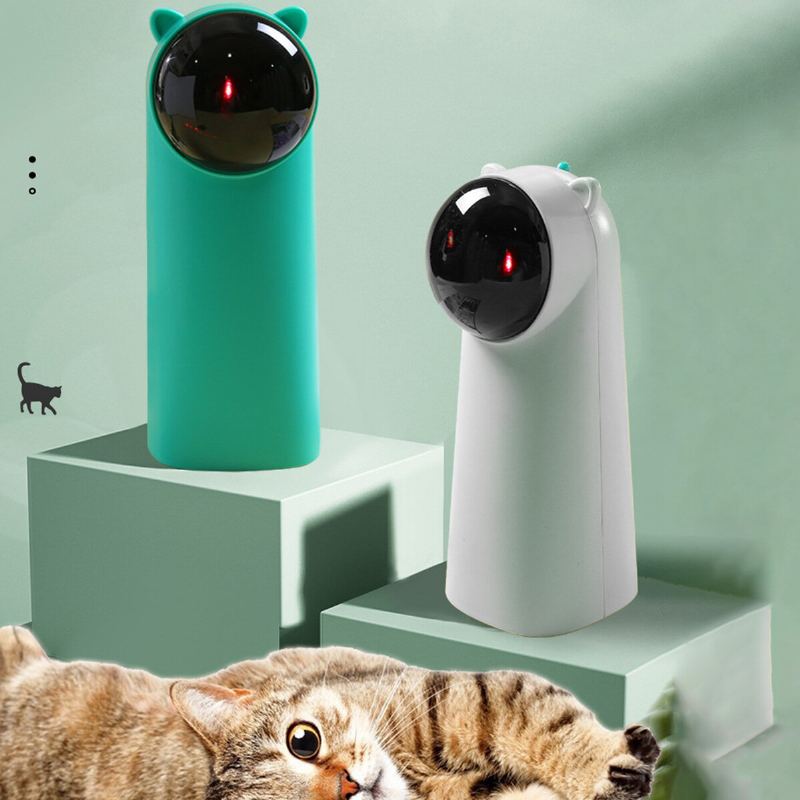 Usb Automatické Hračky Pro Kočky Teaser Interaktivní Inteligentní Škádlení Mazlíček 5 Úhlů 2-rychlostní Led Laser Funny Handheld Mode Elektronický