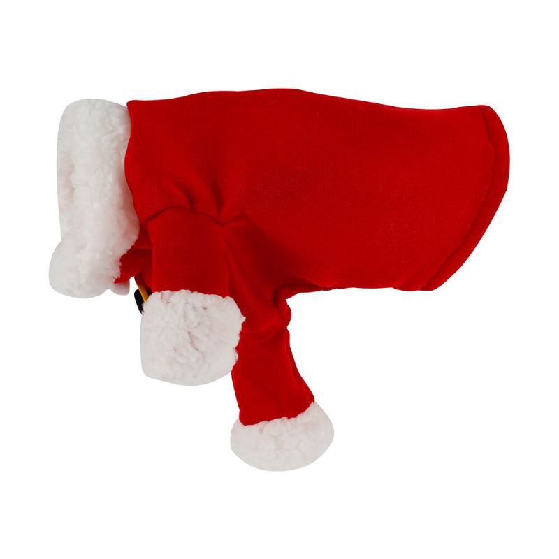 2023 Vánoční Kostýmy Pro Psy S Kloboukem Vtipný Kostým Santa Claus Pro Psy Zimní Zateplené Kabáty Oblečení Pro Psy