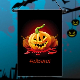 30x45cm Halloween Polyester Demon Dumpkin Flag Zahradní Sváteční Dekorace