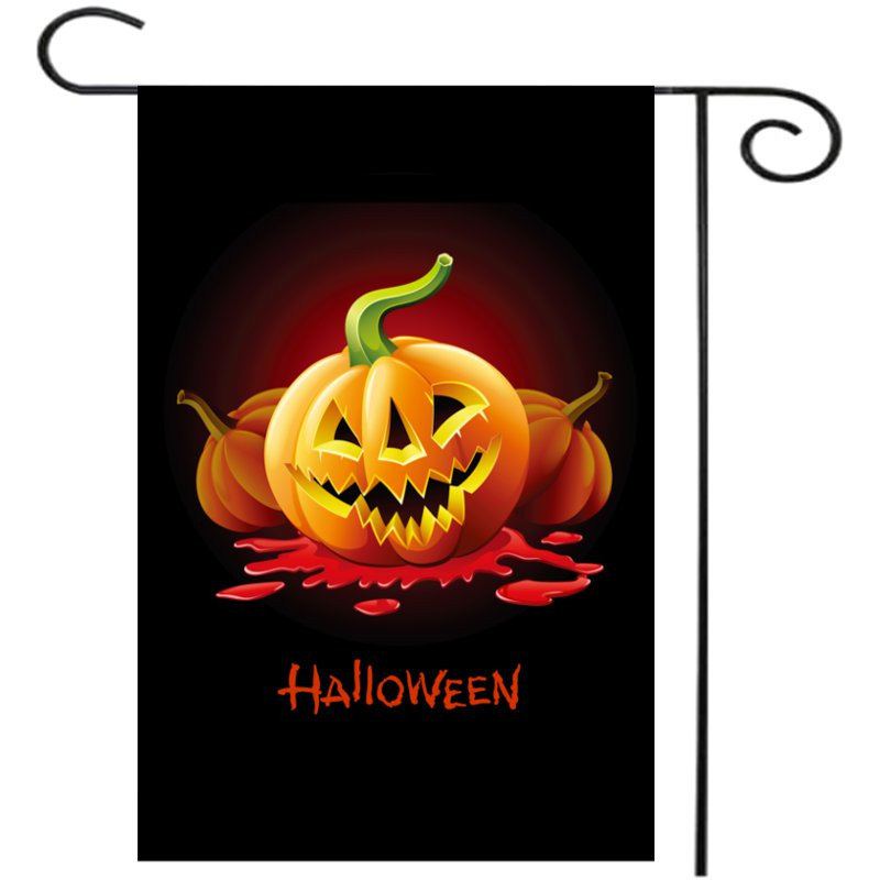 30x45cm Halloween Polyester Demon Dumpkin Flag Zahradní Sváteční Dekorace