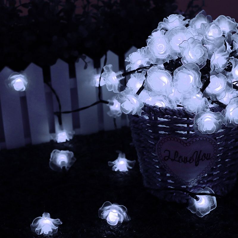 50/100 Led String Lights Strip Fairy Lamp Party Garden Vánoční Dekorace