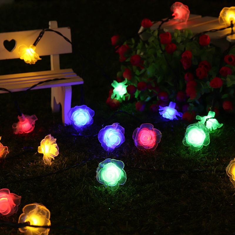 50/100 Led String Lights Strip Fairy Lamp Party Garden Vánoční Dekorace