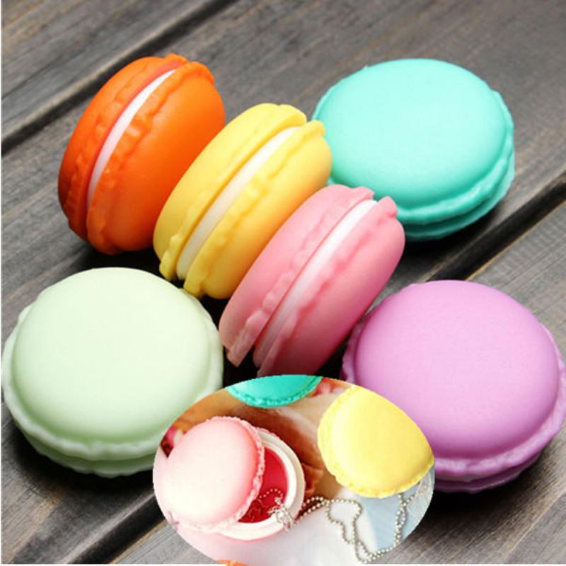 Cute Candy Color Macaron Mini Narozeninová Dárková Krabička Vodotěsná Na Šperky S Prsteny