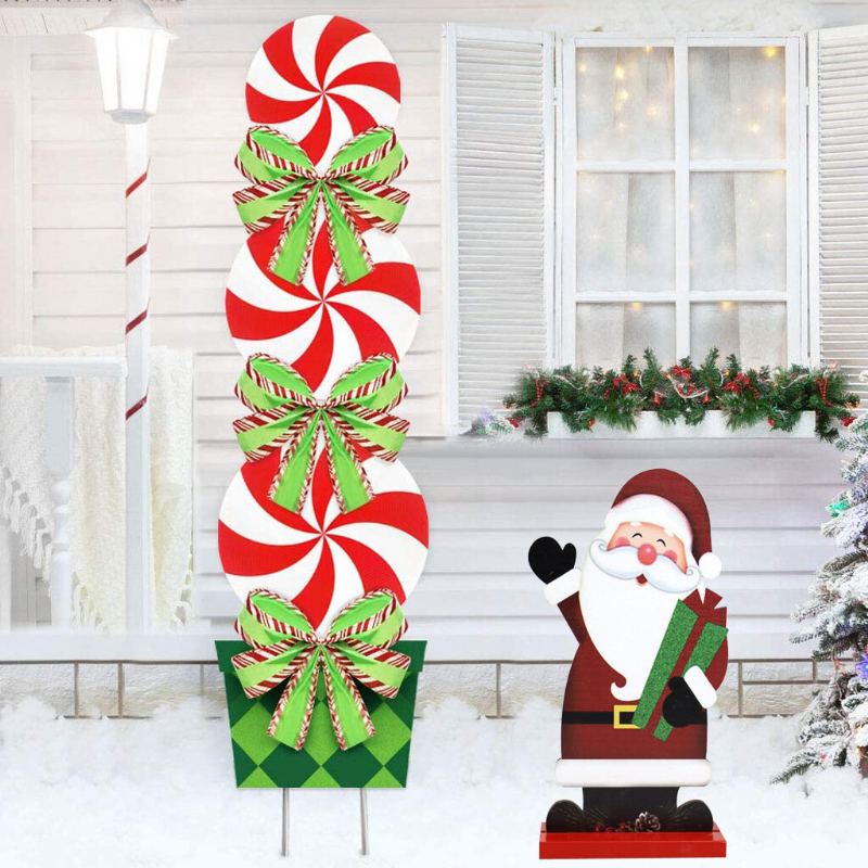 Diy Dřevěné Řemesla Vánoční Sněhulák Los Ozdoby Dekorace Santa Claus Stolní