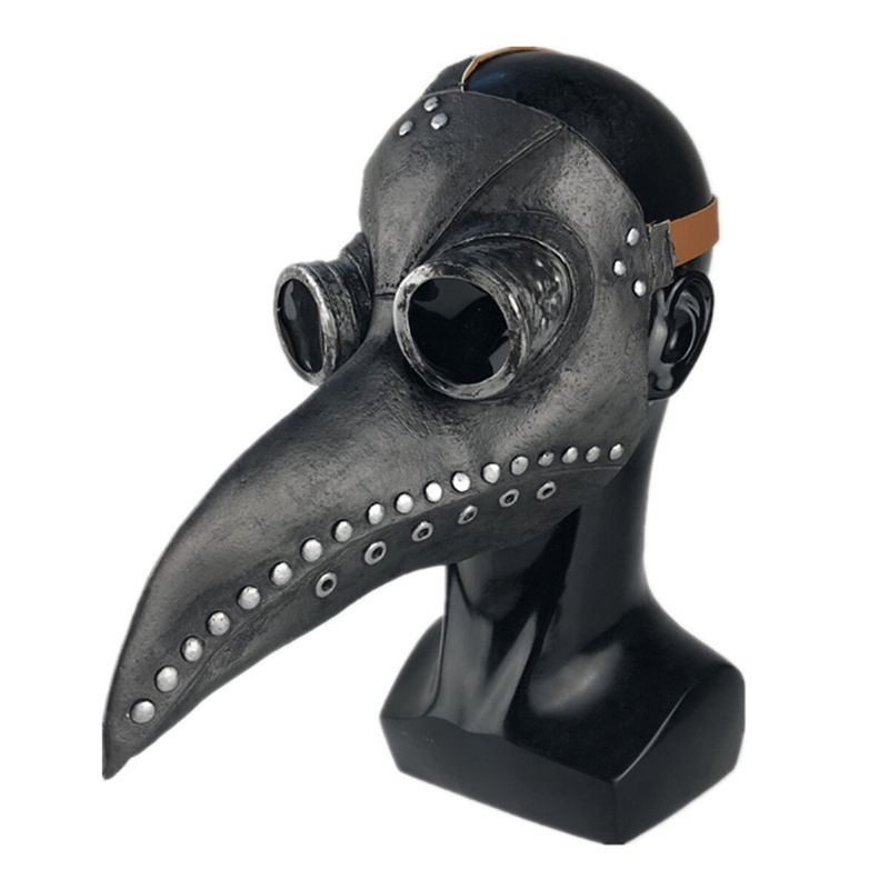 Halloween Cosplay Steampunk Plague Doctor Mask Bird Beak Props Retr Gotické Masky