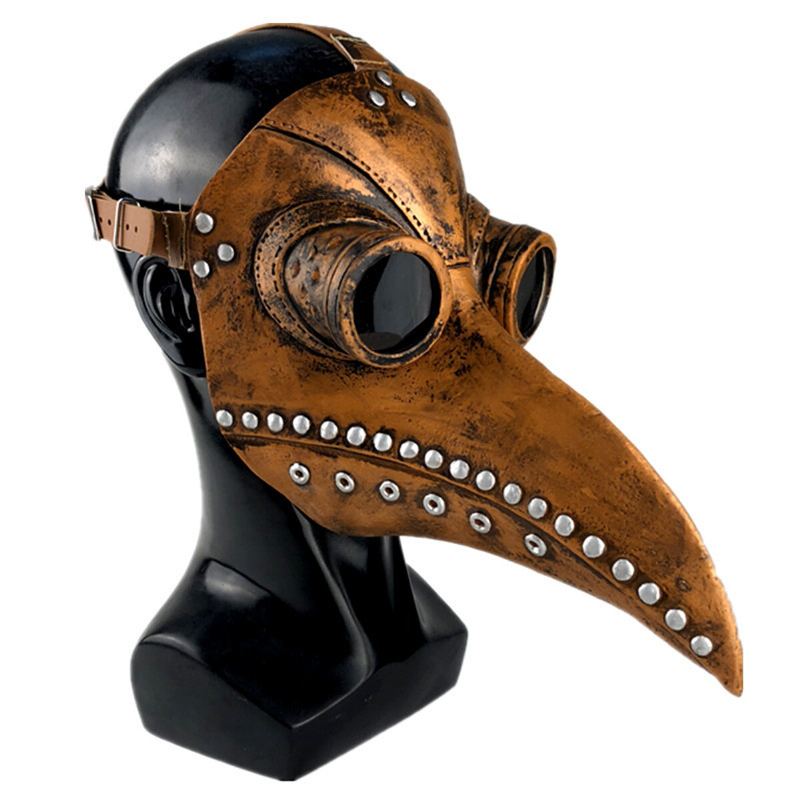 Halloween Cosplay Steampunk Plague Doctor Mask Bird Beak Props Retr Gotické Masky