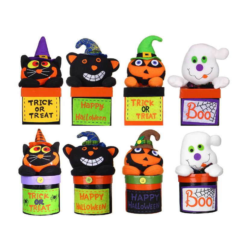 Halloween Panenka Bonboniéra Dýňový Duch Pouzdro Na Cukroví Pro Děti Dětský Sladký Dárek