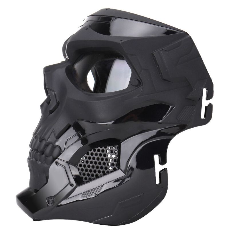 Halloween Skull Tactical Airsoft Mask Paintball Cs Vojenská Ochranná Celoobličejová Přilba