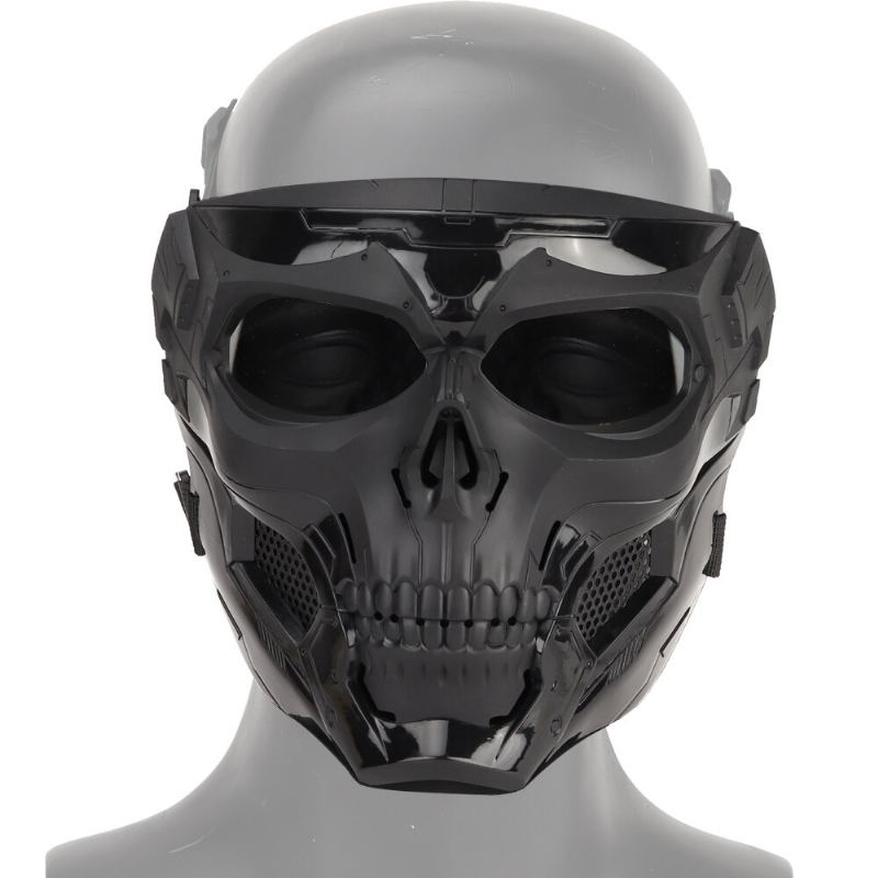 Halloween Skull Tactical Airsoft Mask Paintball Cs Vojenská Ochranná Celoobličejová Přilba