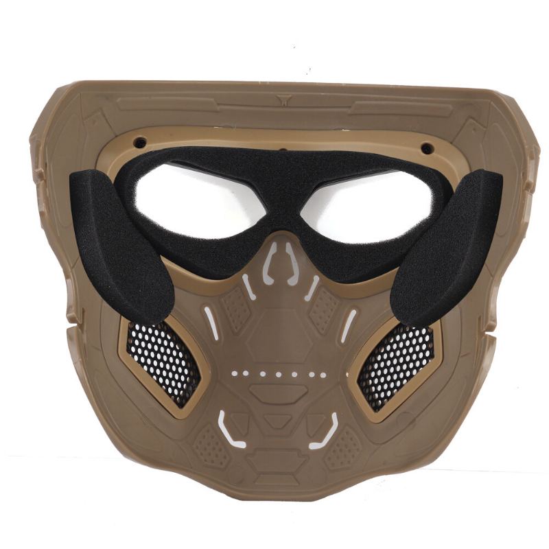 Halloween Skull Tactical Airsoft Mask Paintball Cs Vojenská Ochranná Celoobličejová Přilba