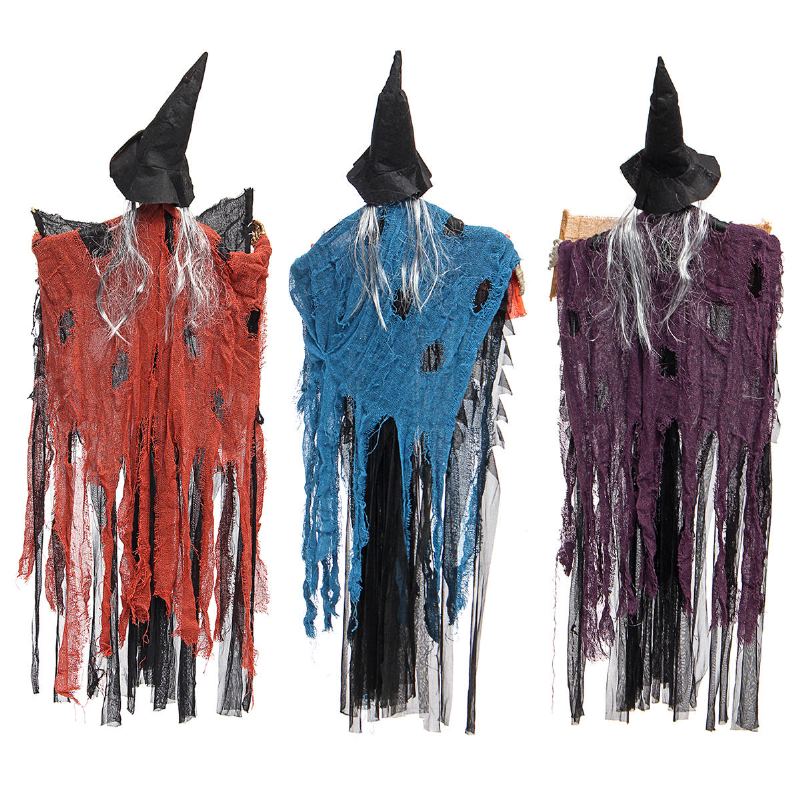 Halloween Tools Strašidelné Uvítací Cedule Visí Kostra Voice Lights Oči Pro Halloweenské Dekorace