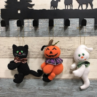 Halloweenská Dýně Cat Ghost Látka Z Plyšových Hraček Klub Domácích Nádherných Dekorací