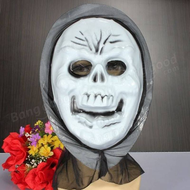 Halloweenská Maškaráda Hororová Ďábelská Maska S Kapucí 8 Stylů