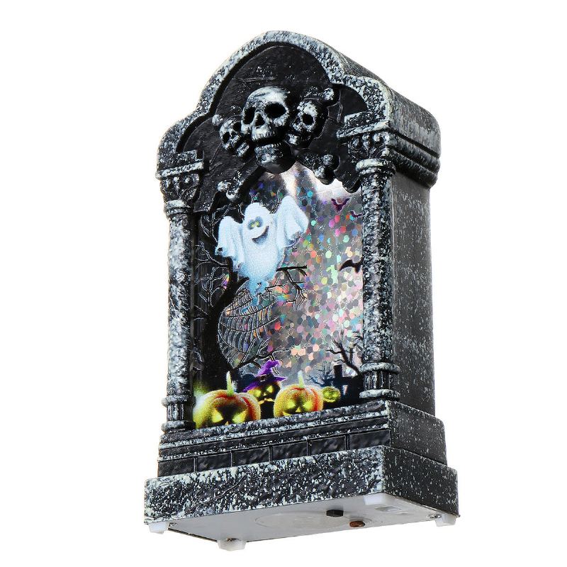 Halloweenský Náhrobek Light Box Světelné Dekorace Prop Náhrobní Kámen Led Téma Party Decor