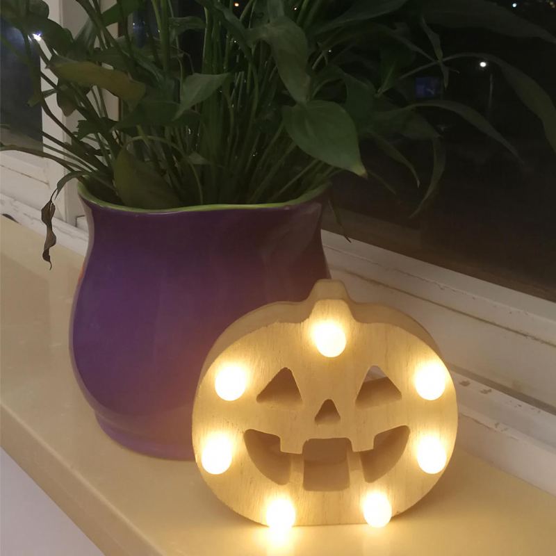 Jm01683 Halloween Dekorace Dýňová Led Noční Světlo Na Párty Led Slavnostní Osvětlení Vánoční