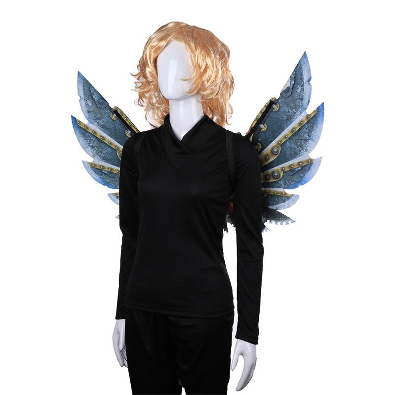 Mardi Gras Steampunk Gear Wings Cosplay Karnevalová Párty Unisex Kostýmové Rekvizity Křídel