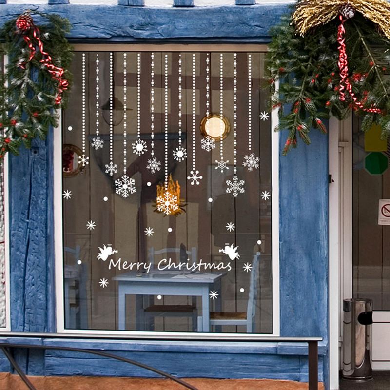 Miico Dlx0748 Vánoční Samolepka Window Snowflake Wall Stickers For Christmas Decoration