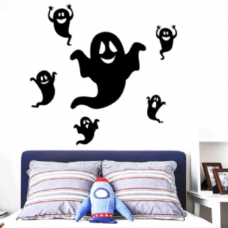 Miico Fx3012 Halloween Sticker Creative Cartoon Odnímatelná Samolepka Na Zeď - Duch