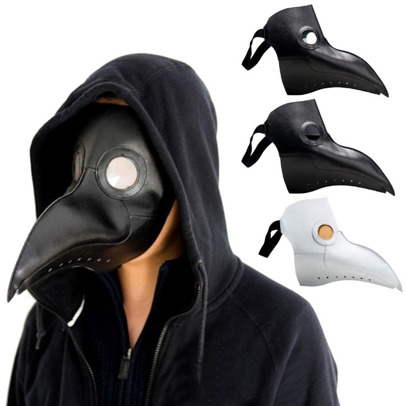 Steampunk Plague Doctor Mask Bird Beak Halloween Prop Cosplay Punk Gothic Masky