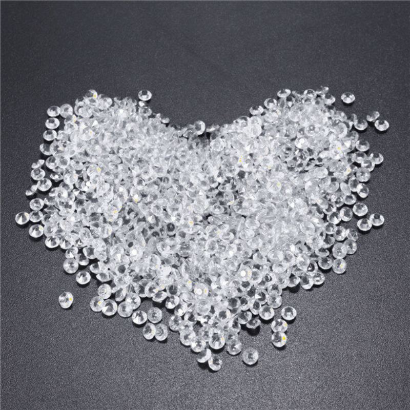 1000 Ks 4.5mm Stolní Krystal Diamant Akrylové Krystaly Diamanty Svatební Dekorace