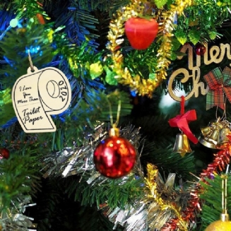 10ks Dřevěný Ornament Festival Pamětní Závěsné Řemesla Personalizovaný Vánoční Dárek