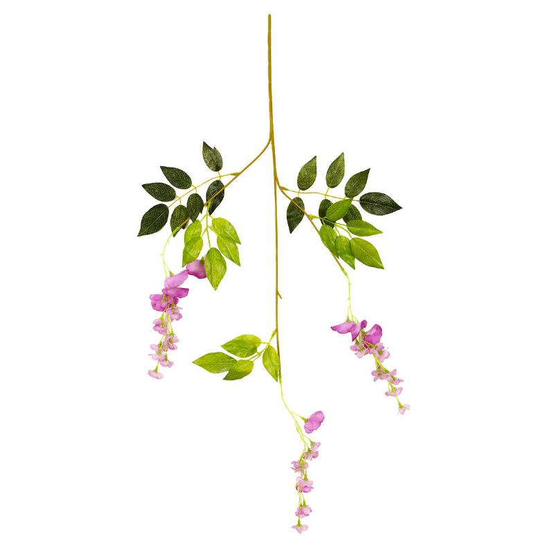 12 Ks Umělý Hedvábný Květ Wisteria Vine Závěsná Girlanda Zahradní Svatební Dekorace