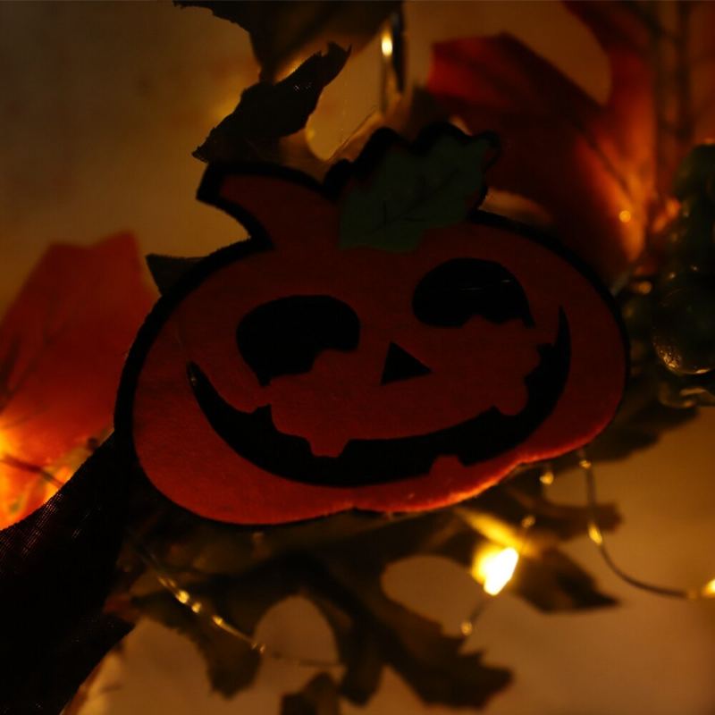 20led Halloweenská Party Věnec Osvětlení Domova Nástěnné Dekorace Ozdoby