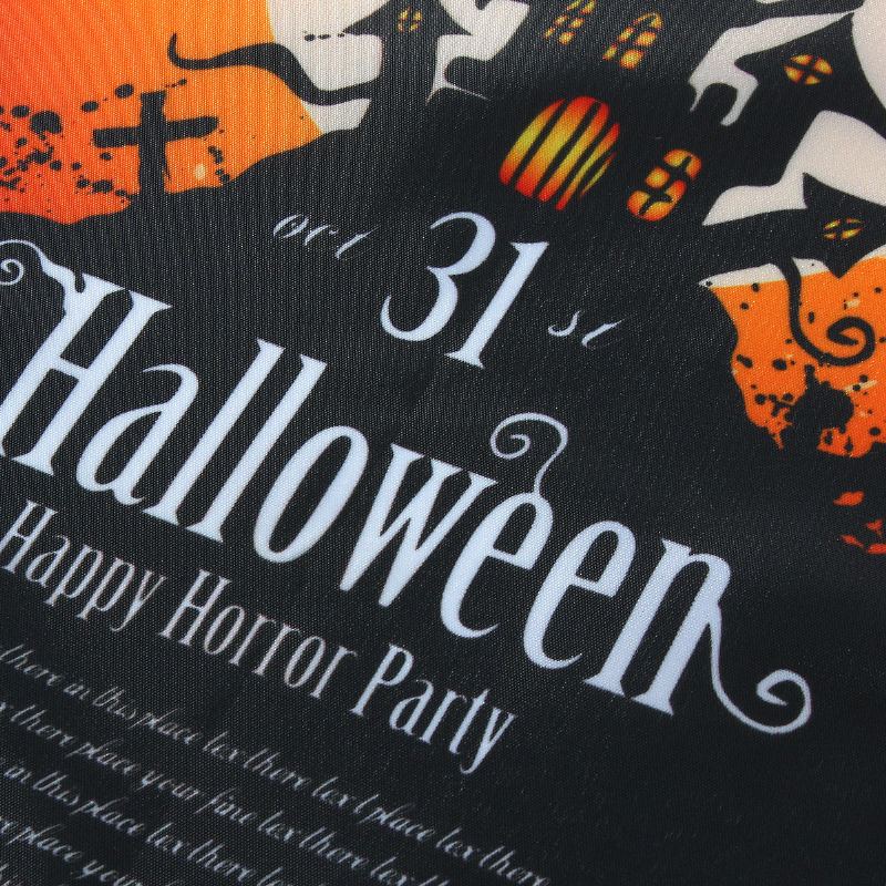 30x45cm Halloween Polyester Black Castle Bat Flag Zahradní Sváteční Dekorace