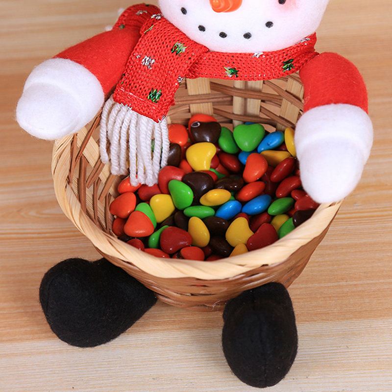 5 Typů Vánočního Cukroví Úložný Košík Santa Claus Domácí Dekorace Ozdoby