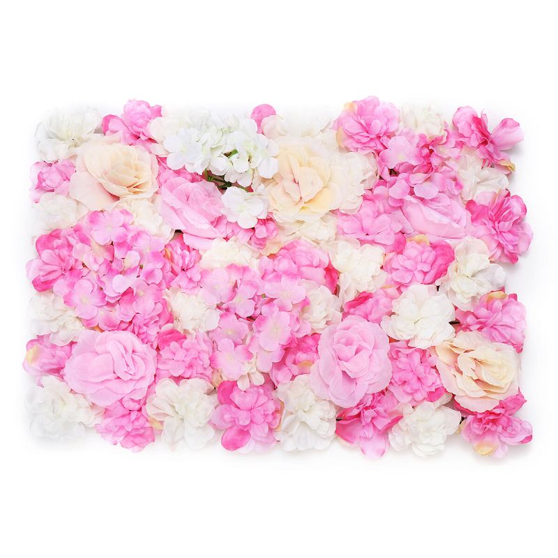 Diy Artificia Svatební Rose Flower Panel Pozadí Wall Road Arch Dekorace