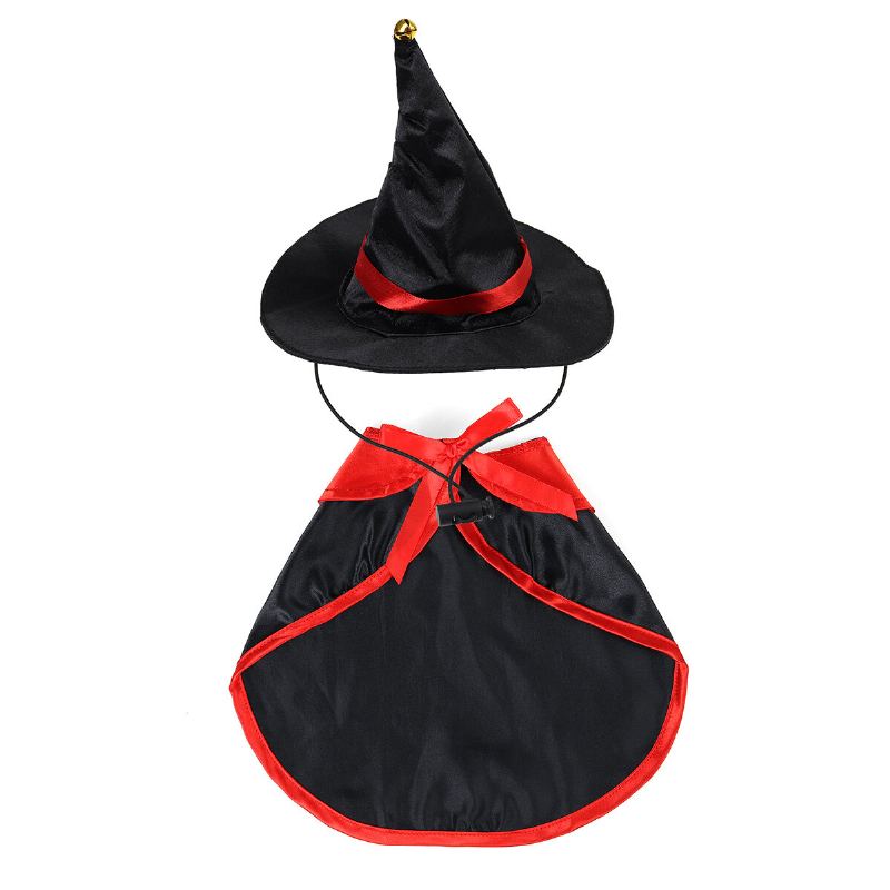 Halloween Kostým Kočka Malý Pes Upír Klobouk Cape Plášť Cosplay Maškarní Pro Domácí Mazlíčky